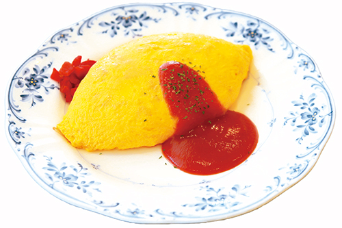 カフェレスト マンマ亭　昔ながらのオムライスセット
