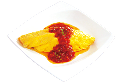 喫茶わのわ 2号店　お母さんの手作りケチャップオムライスセット