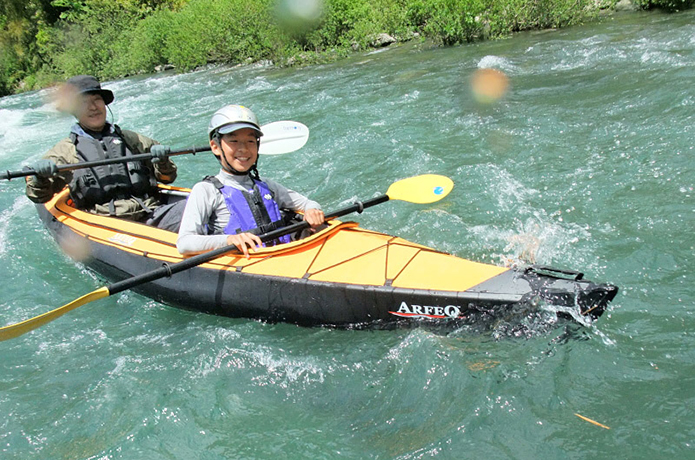 仁淀ブルーを旅する・4「親と子とカヌーと」