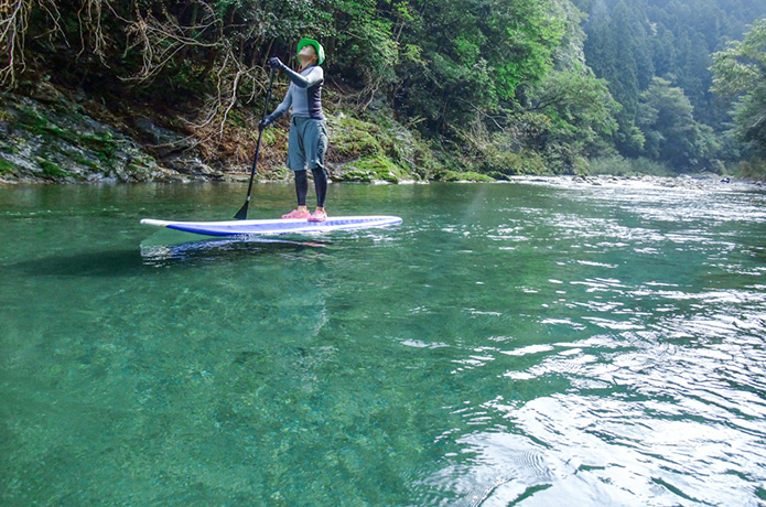 仁淀ブルーに包まれるような体験、それがSUP（サップ）！