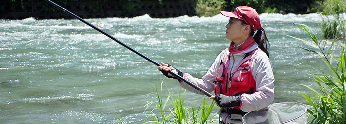 女流アユ釣り師に訊く、「友釣りってむずかしいですか？」