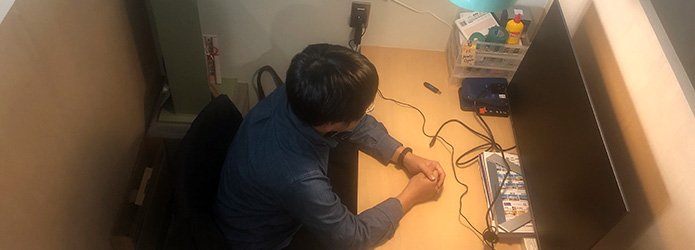 いの町の商店街にオープンしたばかりの、ちょっと変わったレンタルオフィス「KOKUBAN」を覗いてきました