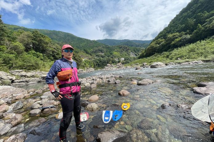 「女性アユ釣り師が友釣りのリアルを実況中継！」第3回「仁淀川本流の大物釣り」