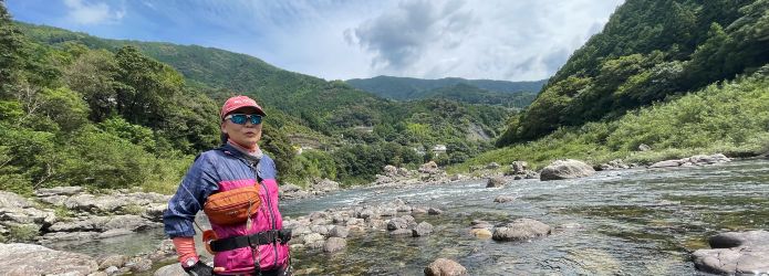 「女性アユ釣り師が友釣りのリアルを実況中継！」第3回「仁淀川本流の大物釣り」