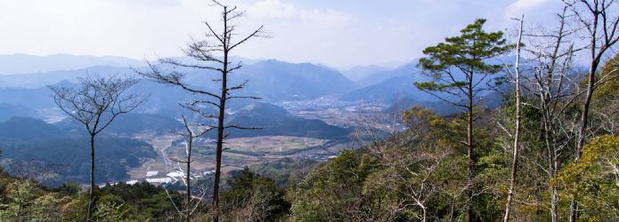 秘境の仁淀川展望地、黒岩スカイラインへ